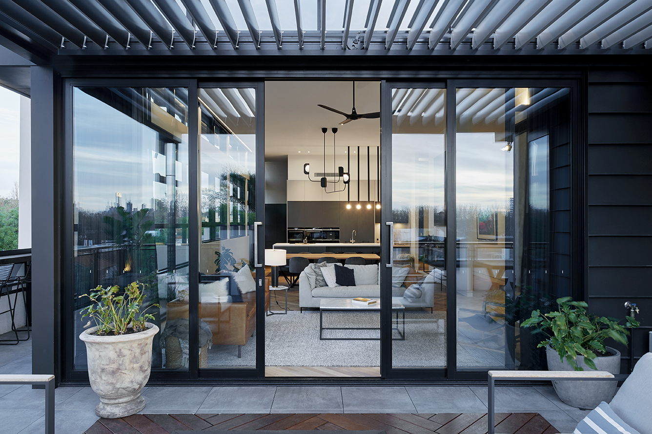 Large expanses of glass