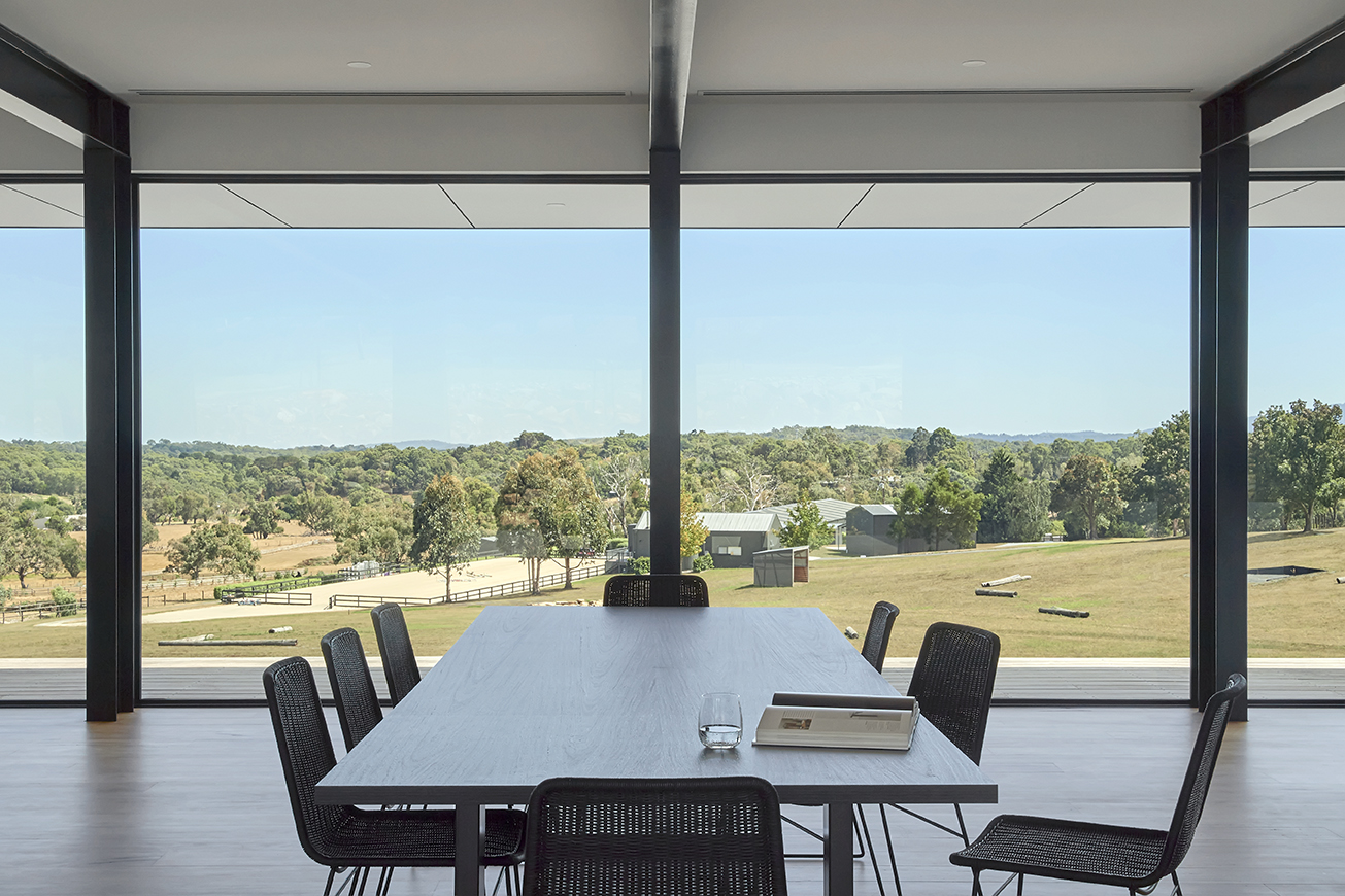 Large expanses of glass