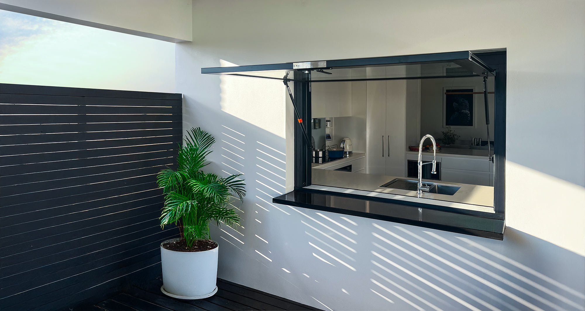 Let the light in naturally